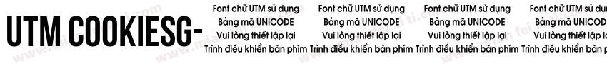 UTM Cookiesg字体转换